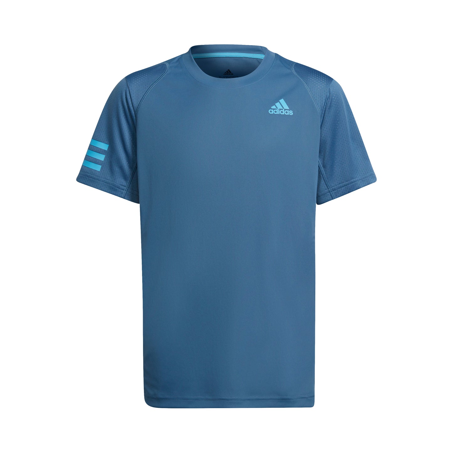 adidas Club 3 Stripes Tričko Chlapci - modrá,