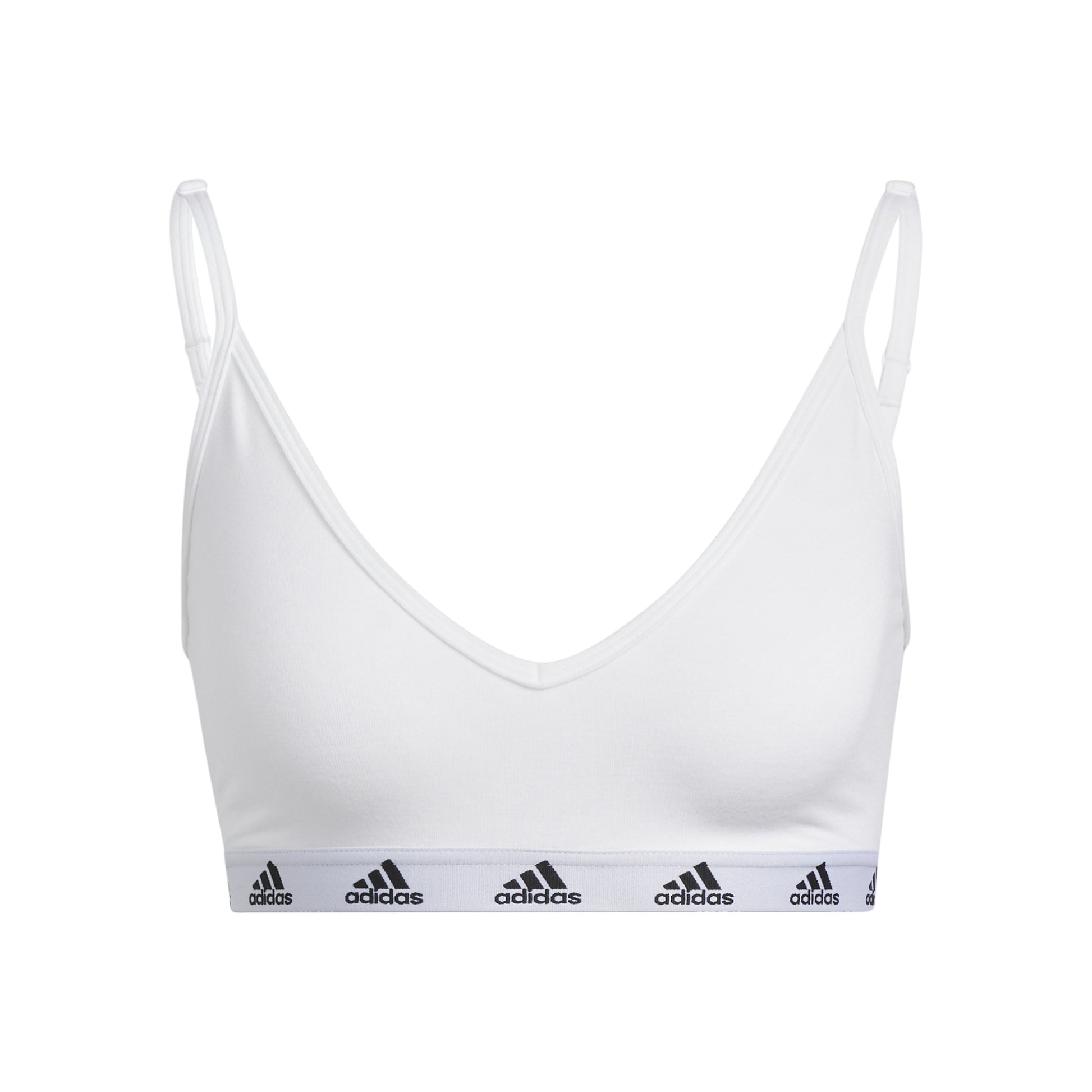adidas Purebare Light Support Sportovní podprsenka Dámy - bílá, černá