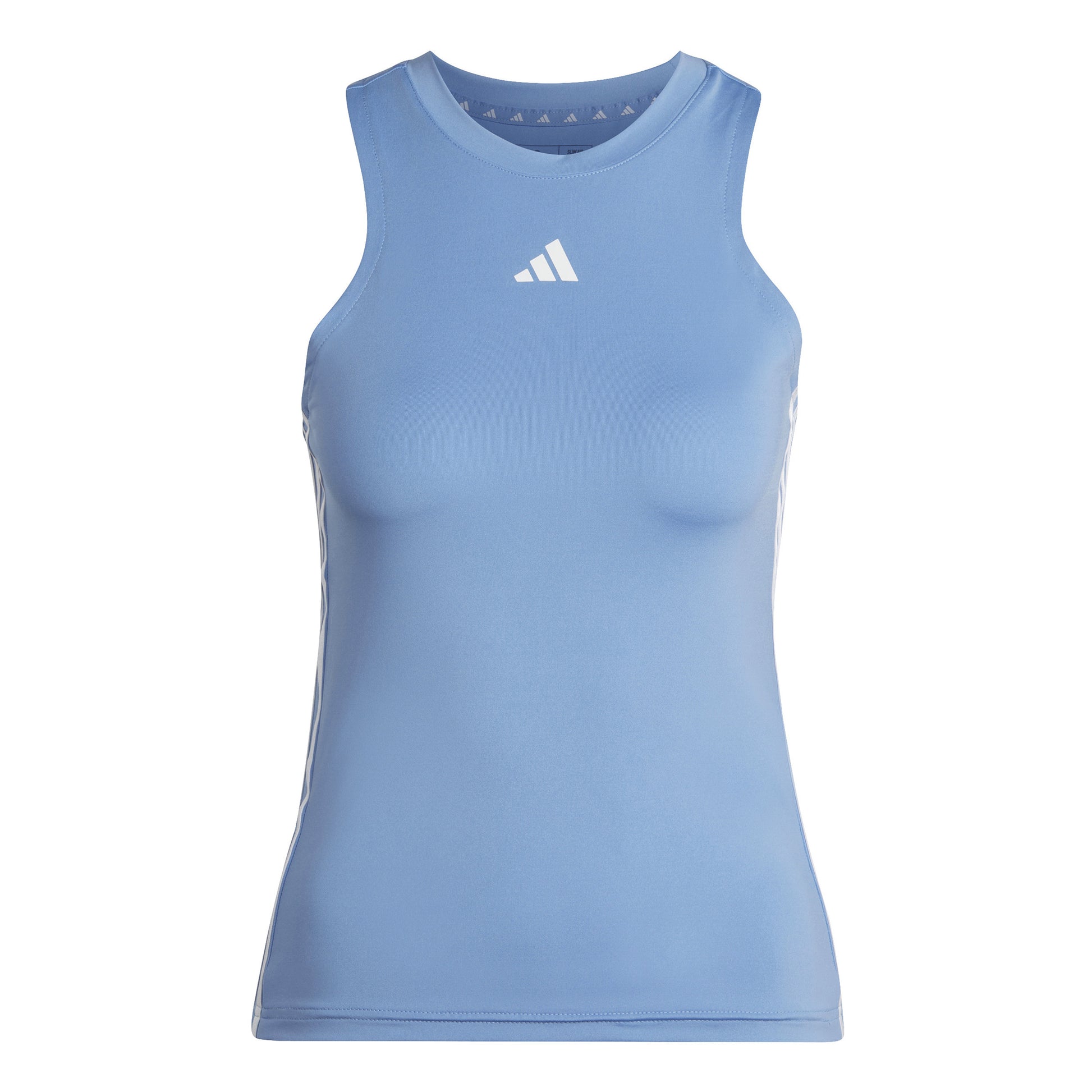 adidas Training  Regular 3-Stripes Sportovní tílko Dámy - světle modrá, bílá