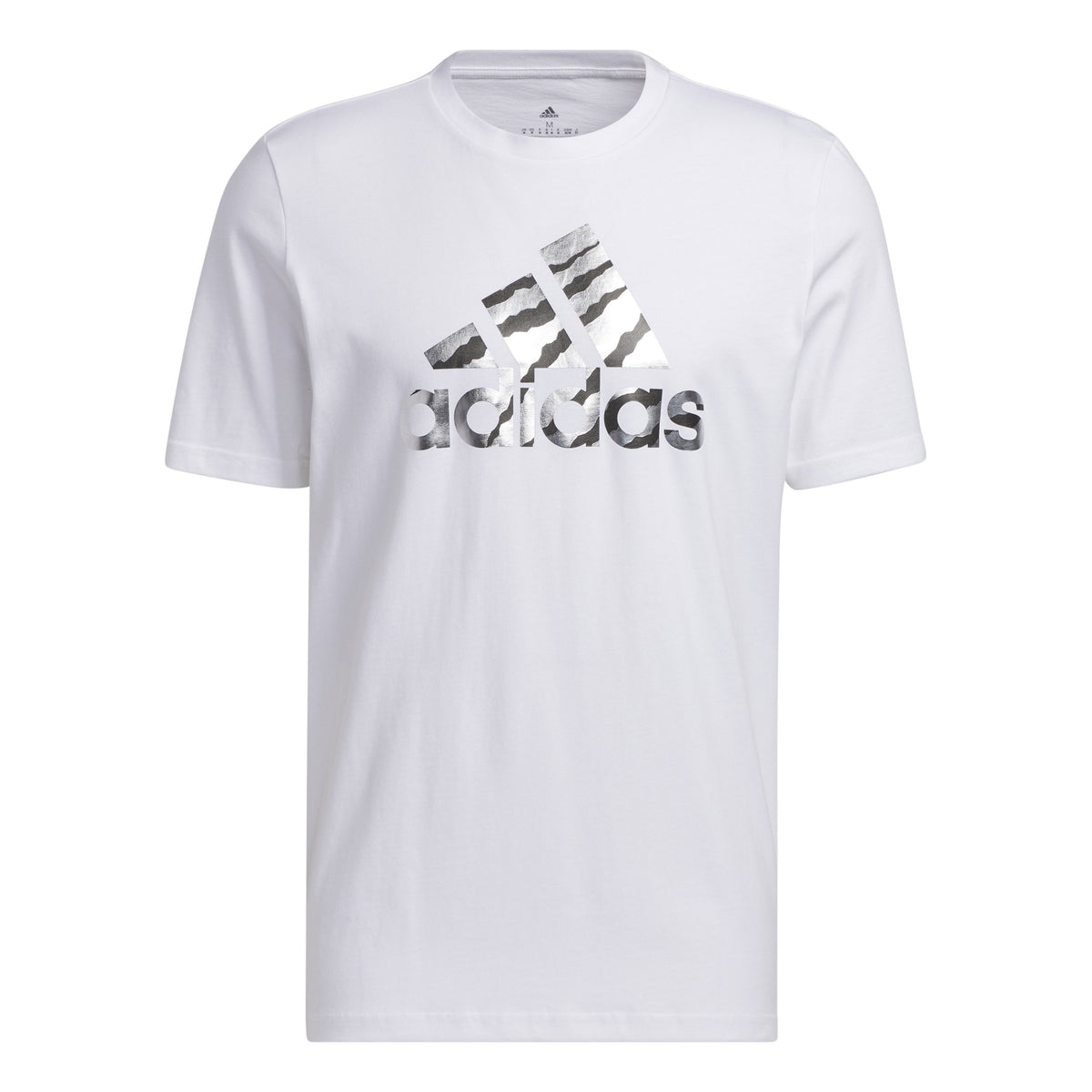 adidas Power Logo Foil Tričko Muži - bílá, šedá