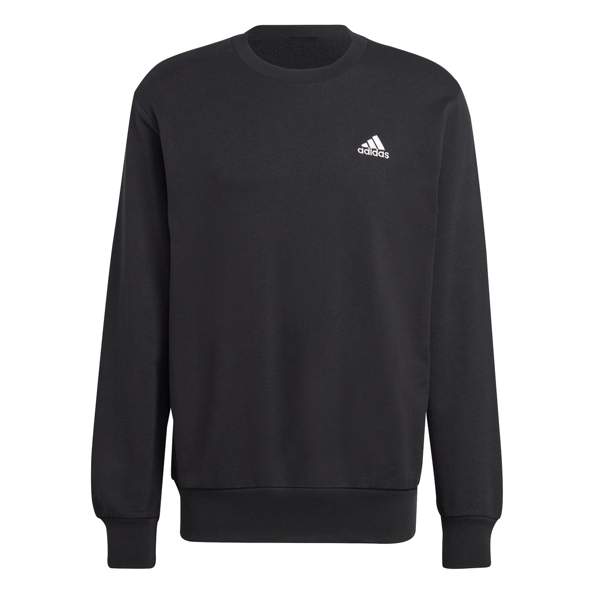 adidas French Terry Embroidered Small Logo Mikina Muži - černá,