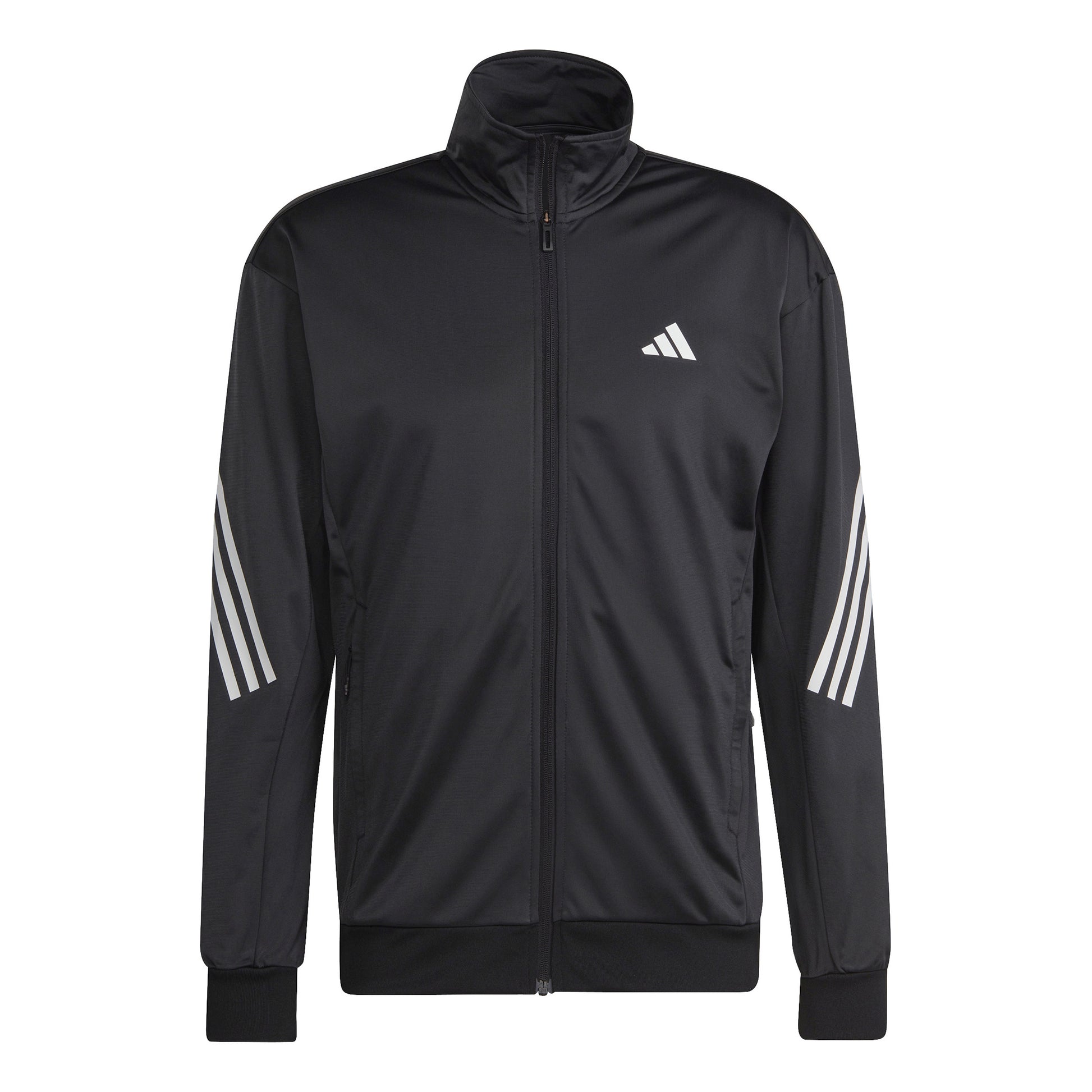 adidas 3Stripes Knit Tréninková bunda Muži - černá, bílá
