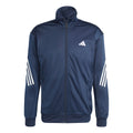 3Stripes Knit Tréninková bunda Muži - tmavě modrá, bílá