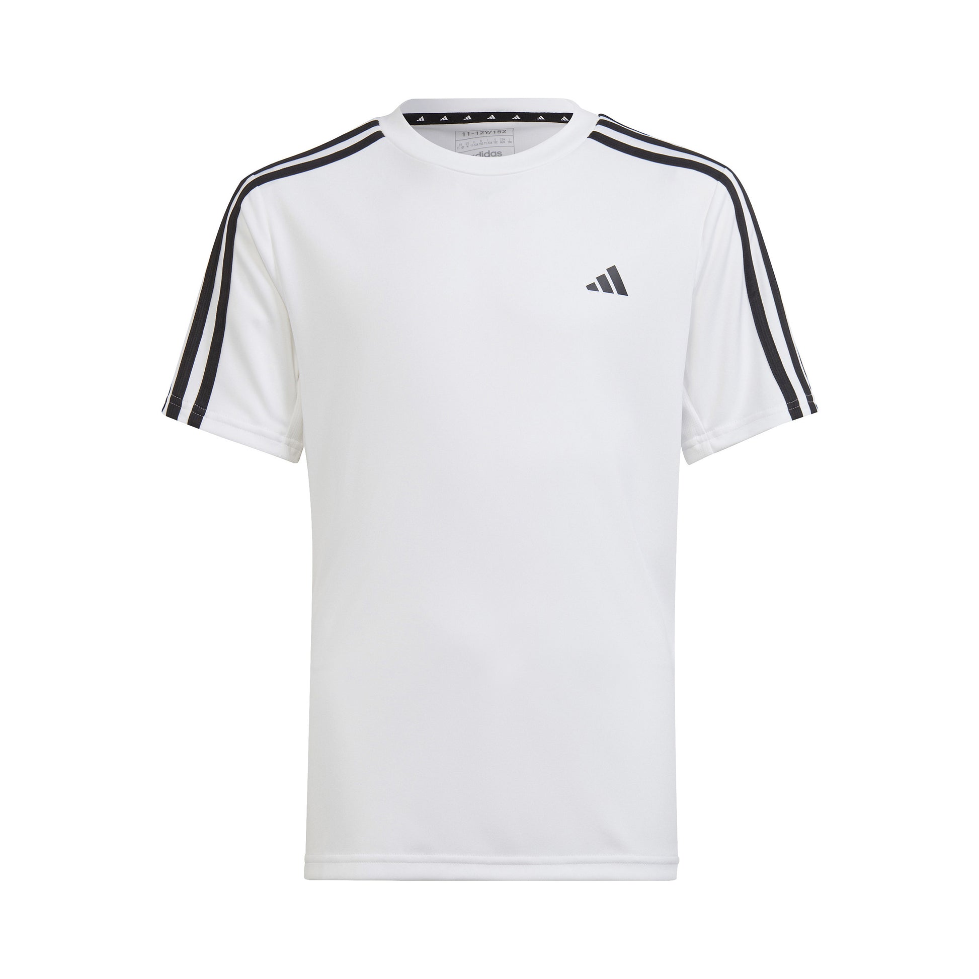 adidas Train AEROREADY 3-Stripes Regular-Fit Tričko Chlapci - bílá, černá