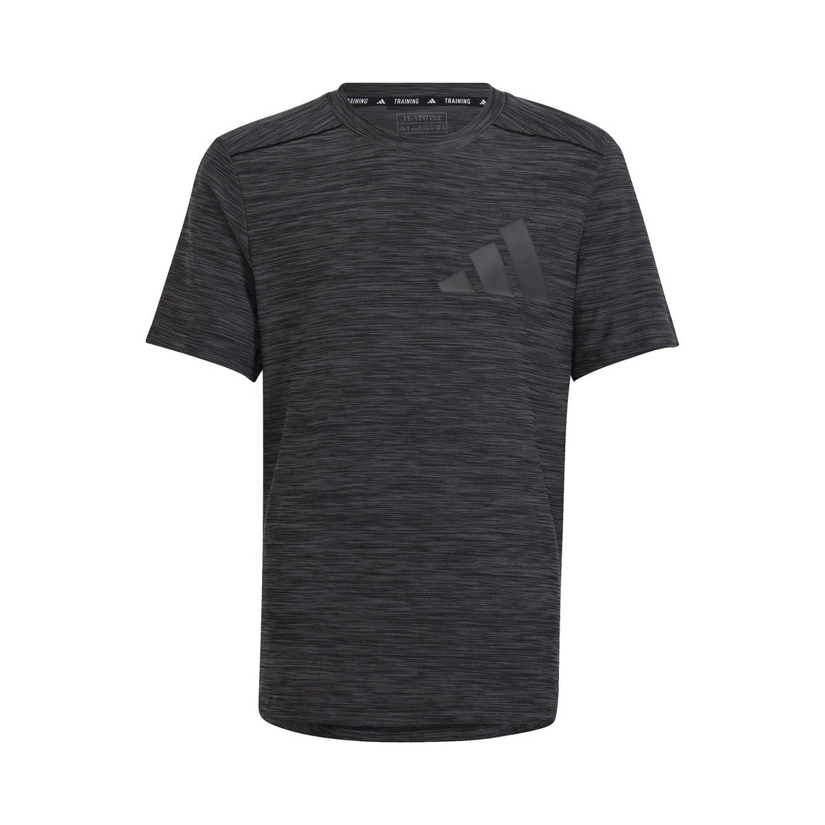 adidas AEROREADY Heather Tričko Chlapci - tmavě šedá,