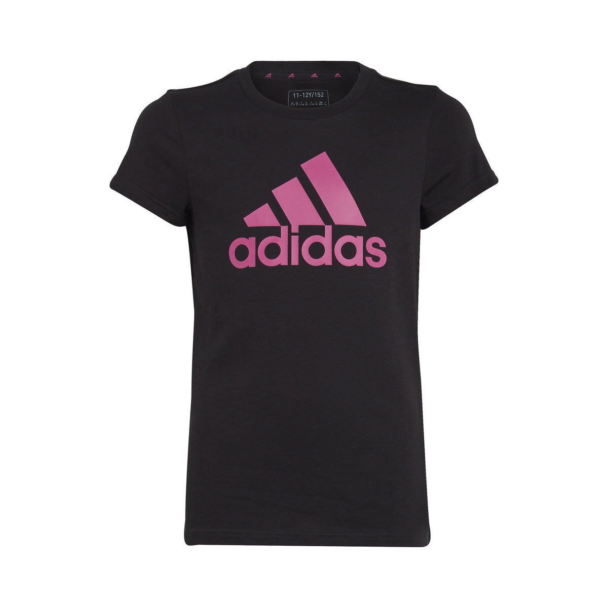 adidas Big Logo Tričko Dívky - černá, růžová