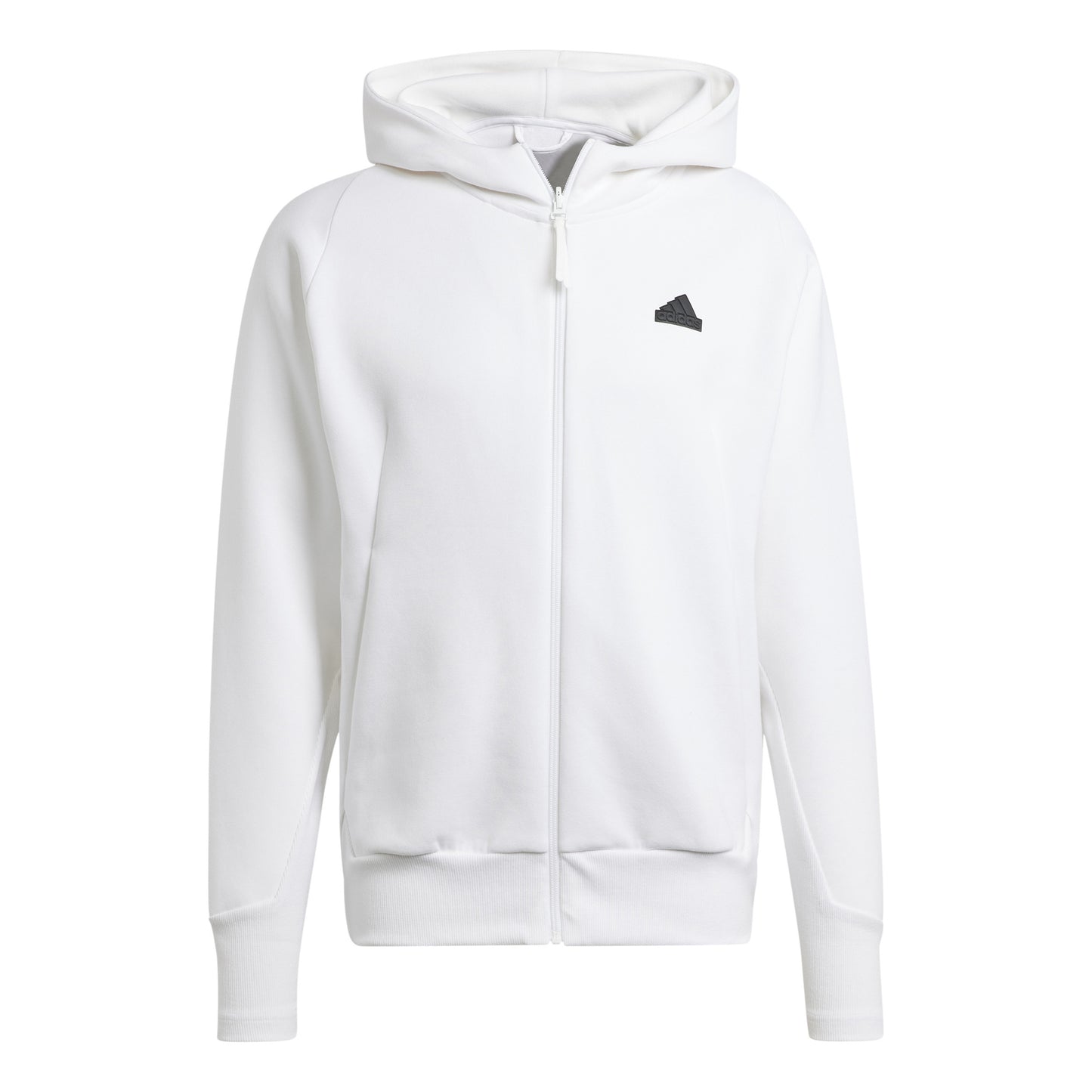 adidas Zone Printed Full-Zip Mikina s kapucí Muži - bílá,