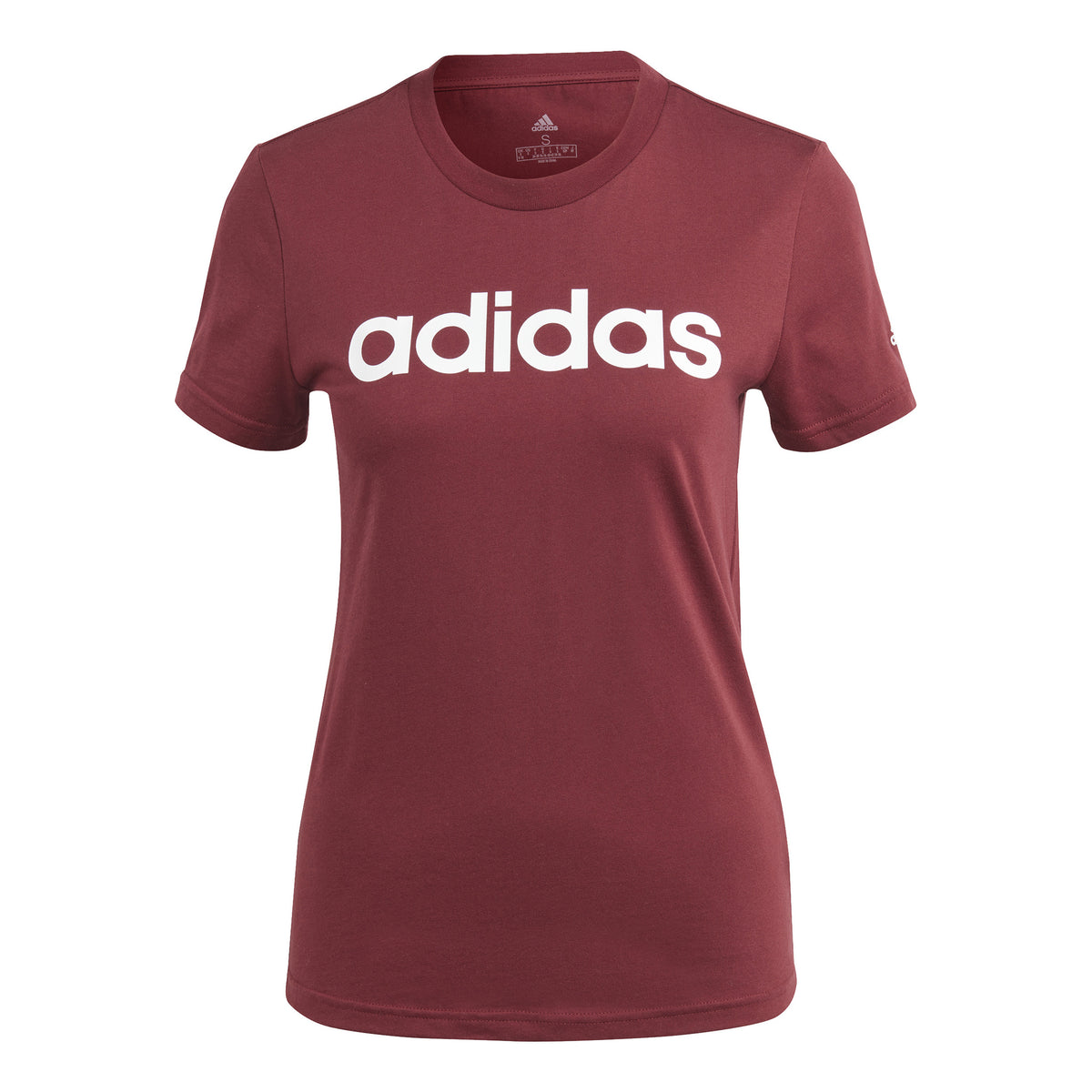 adidas Linear Tričko Dámy - červená, bílá