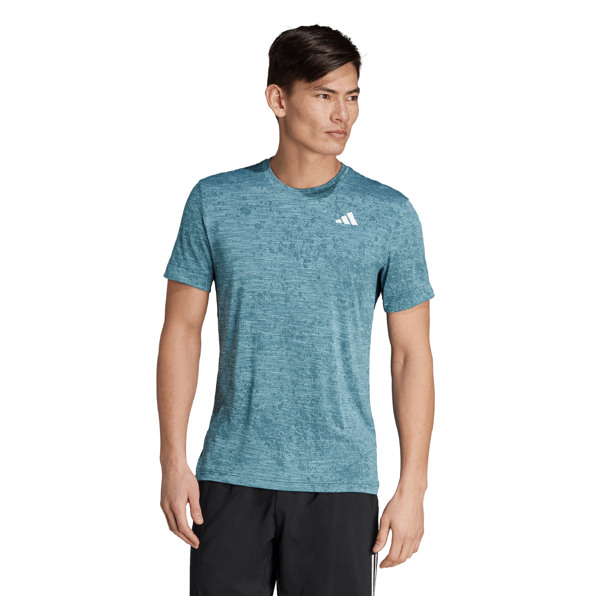 adidas Freelift Tričko Muži - petrolejová,
