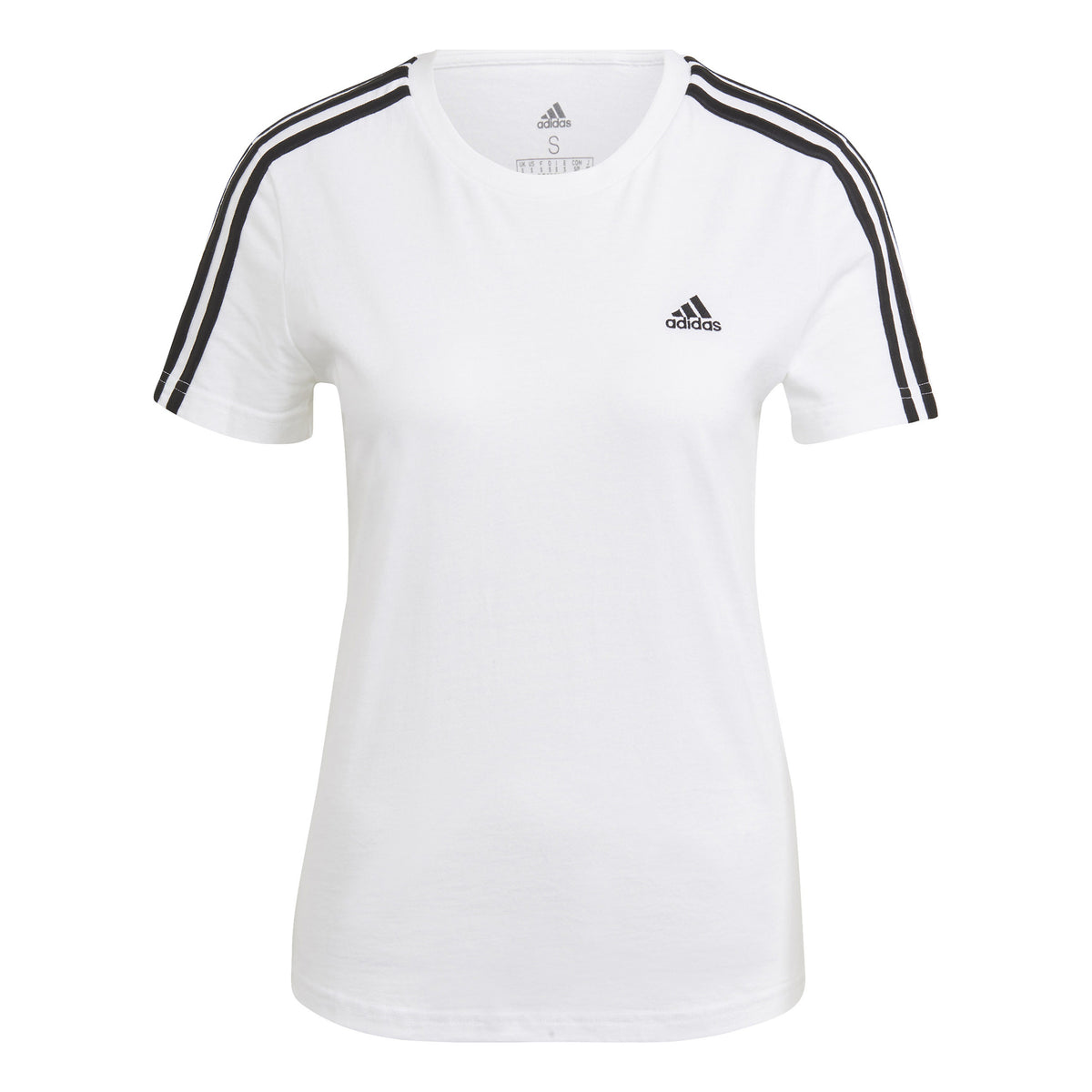 adidas 3Stripes Tričko Dámy - bílá, černá