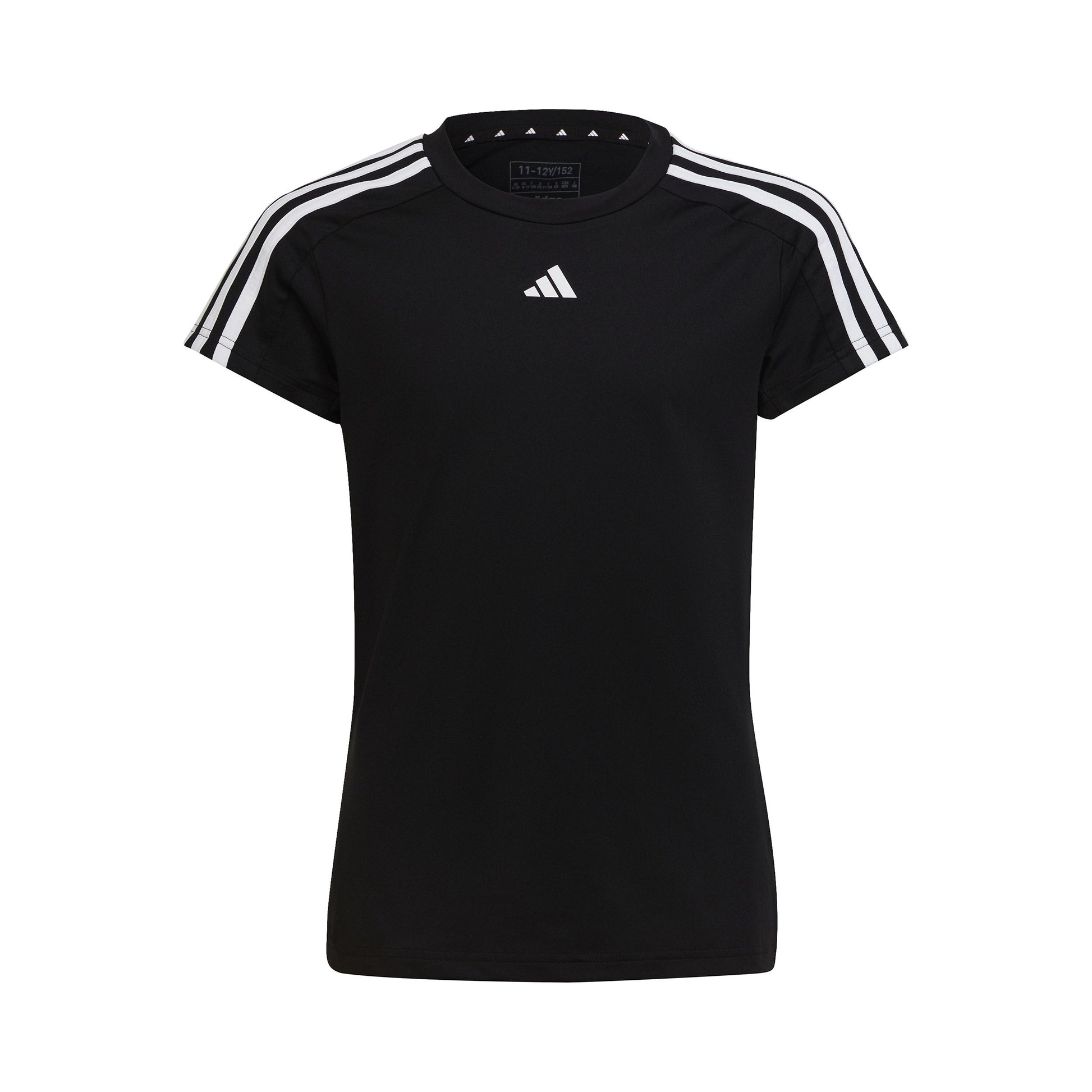 adidas 3Stripes Tričko Dívky - černá, bílá