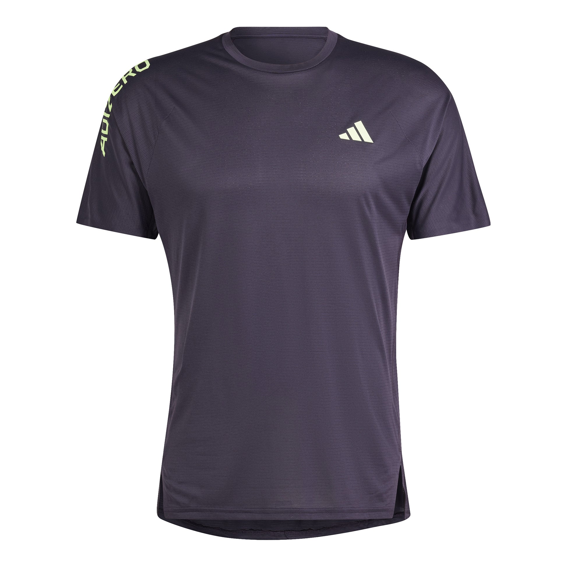 adidas Adizero Bežecké tričko Muži - fialová, světle zelená