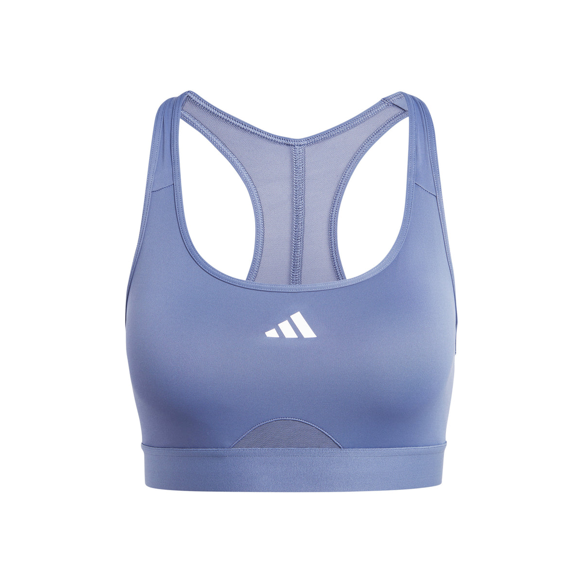adidas PWRCT Medium Support Sportovní podprsenka Dámy - modro-šedá