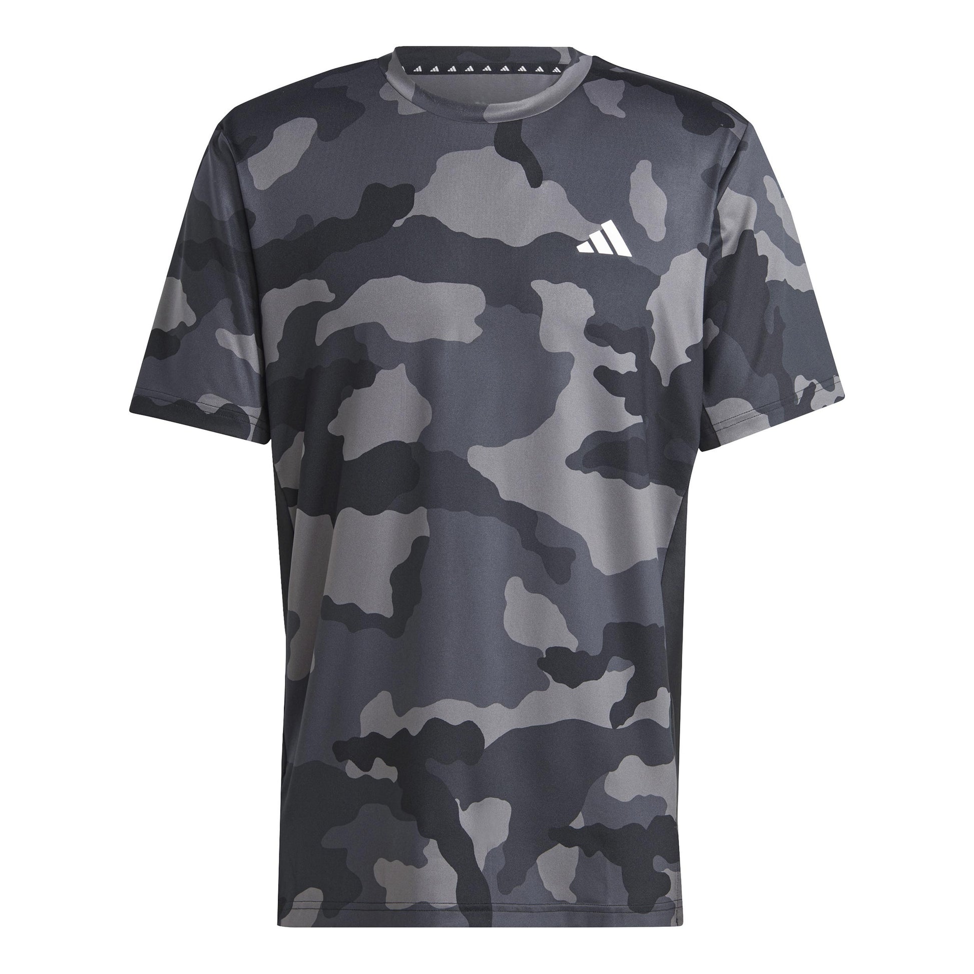 adidas Camo AOP Tričko Muži - černá, šedá