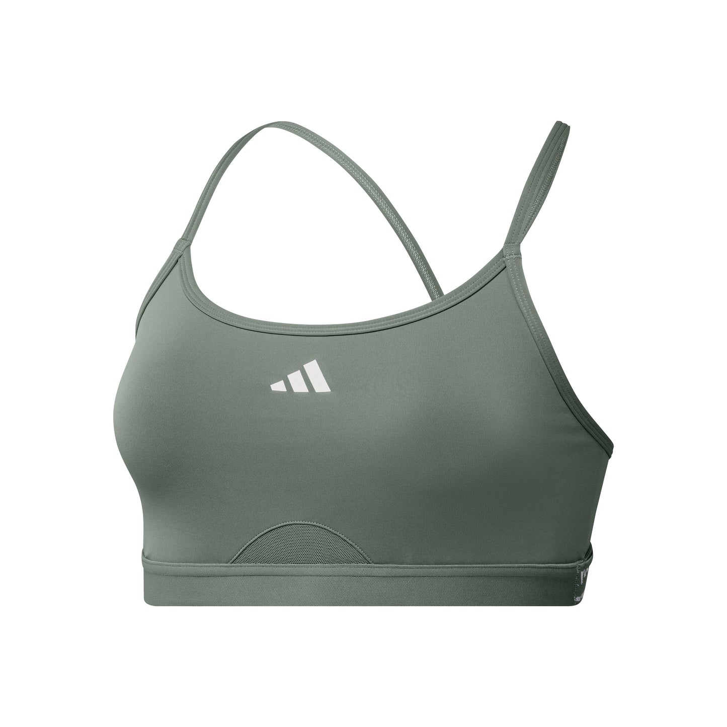 adidas Aeroreact Training 3Stripes Sportovní podprsenka Dámy - šalvia