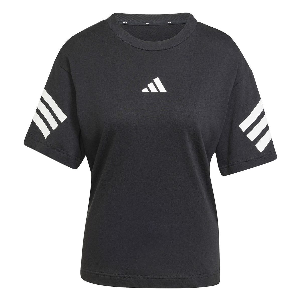 adidas Future Icon 3Stripes Tričko Dámy-Černá,Bílá