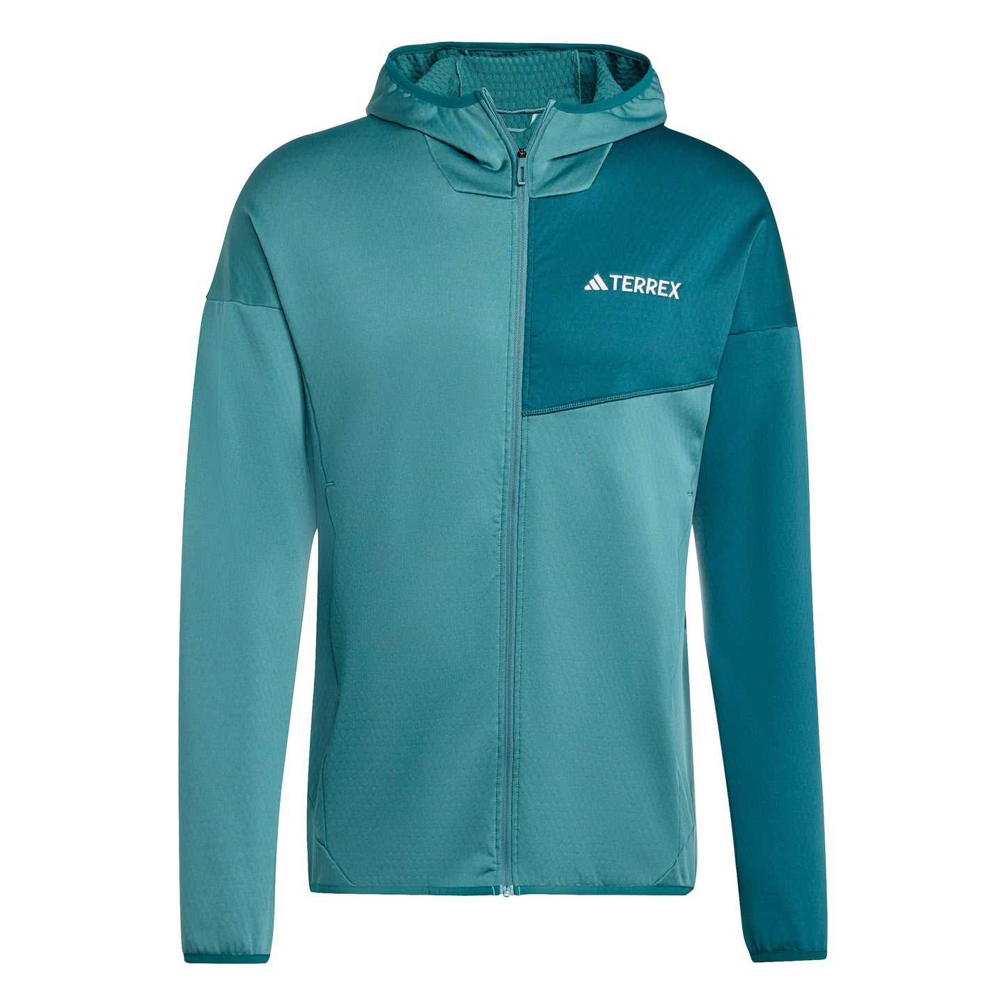 adidas Terrex XPR Light Fleece Běžecká bunda Muži - tyrkysová, zelená