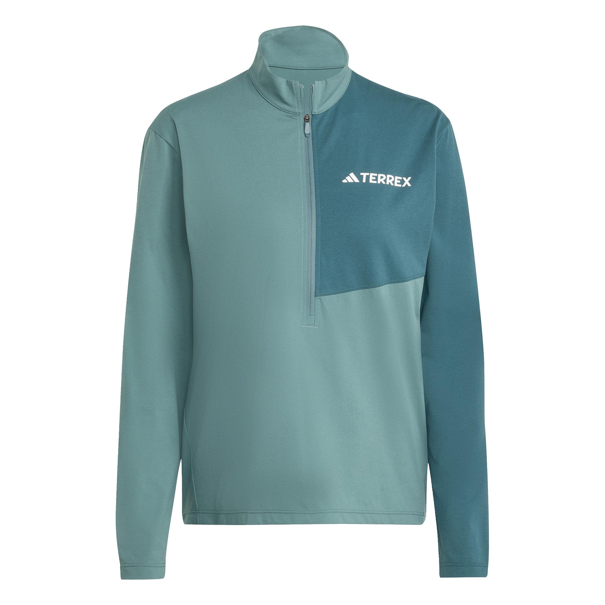 adidas Terrex MT Half-Zip Bežecké Tričko Dámy-Tmavě Zelená,Zelená