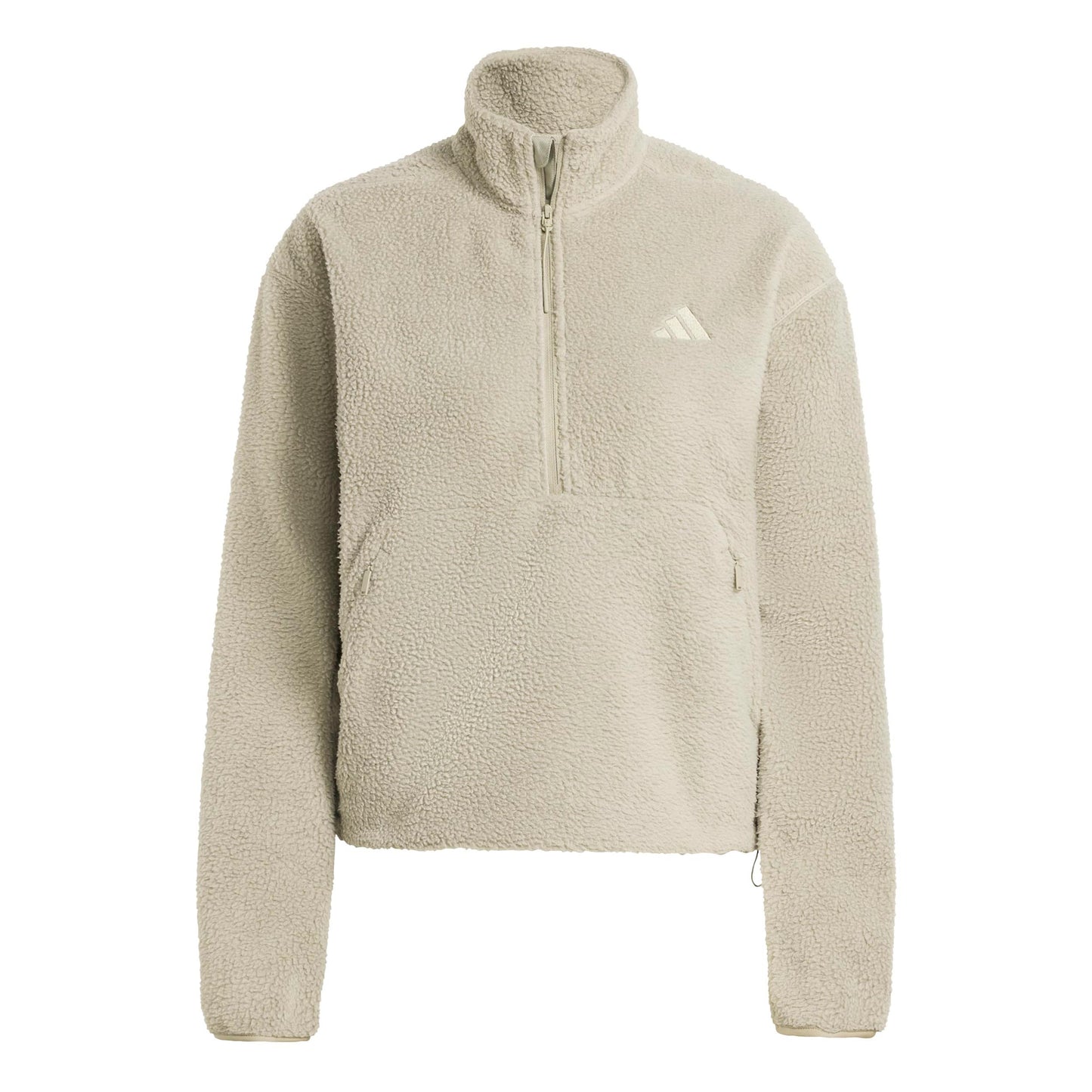 adidas Fleece Half-Zip Mikina Dámy-béžová