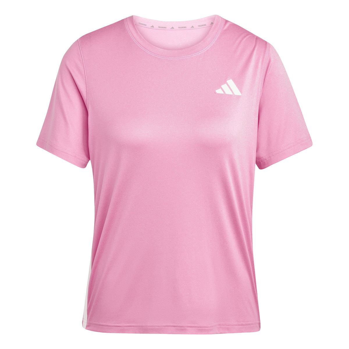 adidas Train Essentials 3 Stripes Workout Tričko Dámy - růžová, bílá