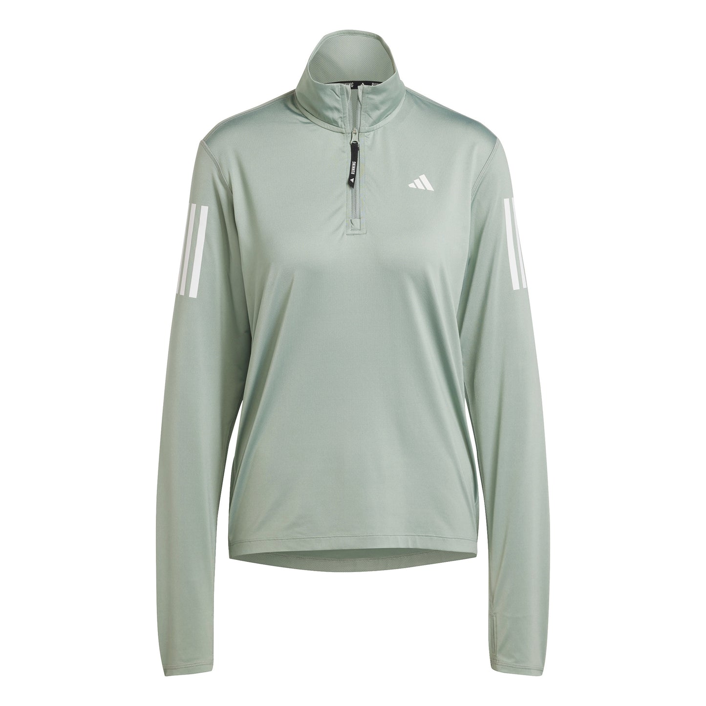 adidas Own the Run Half-Zip S dlouhým rukávem Dámy - šalvia,