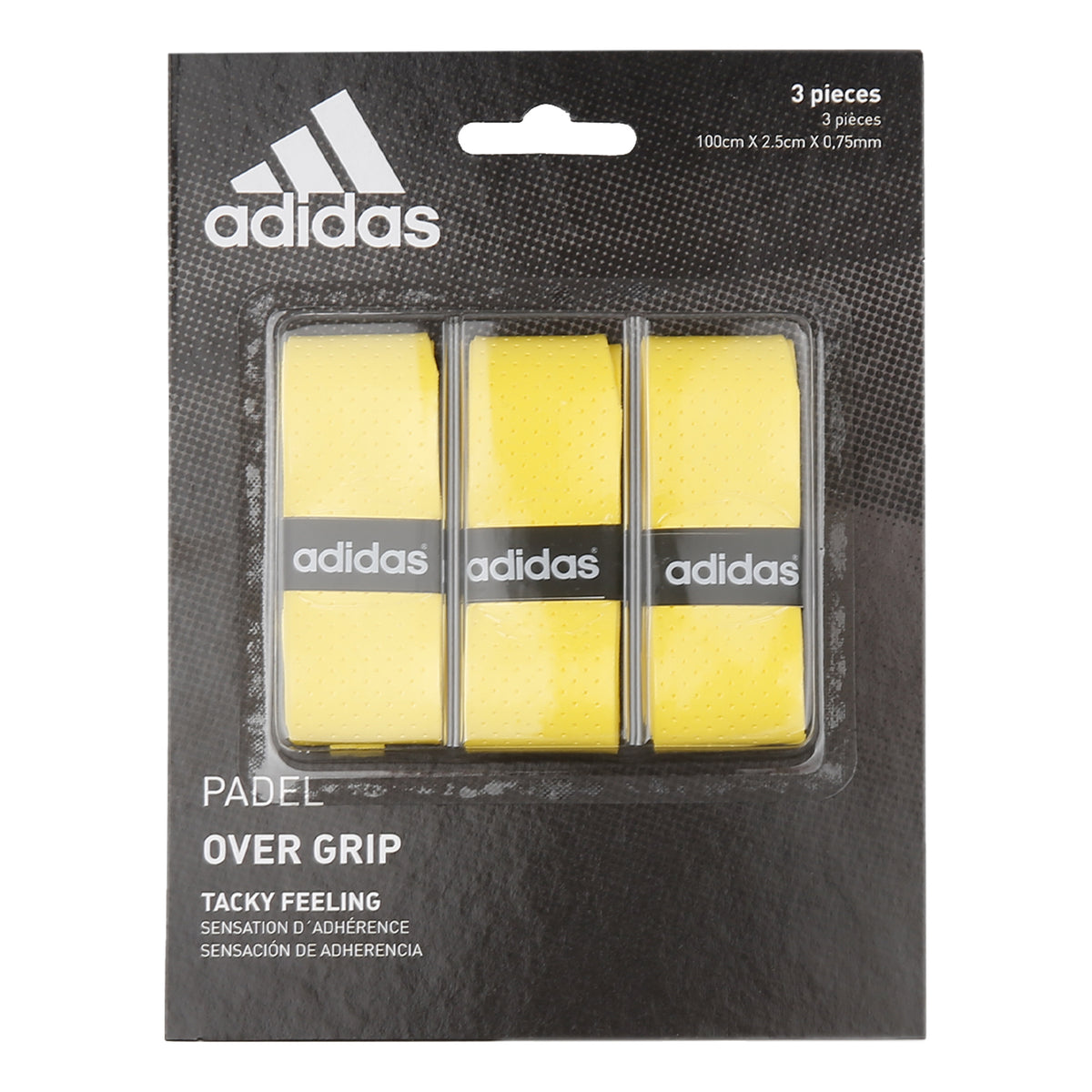 adidas Padel Overgrip 3ks v baleni - žlutá