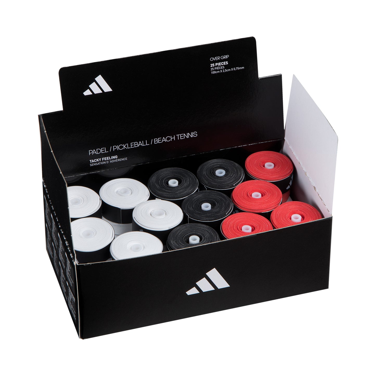 adidas Box of overgrip  25ks box - vícebarevné