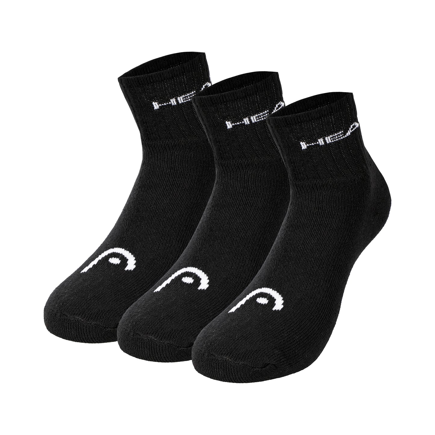 HEAD Short Crew Tenisové ponožky Unisex - černá,