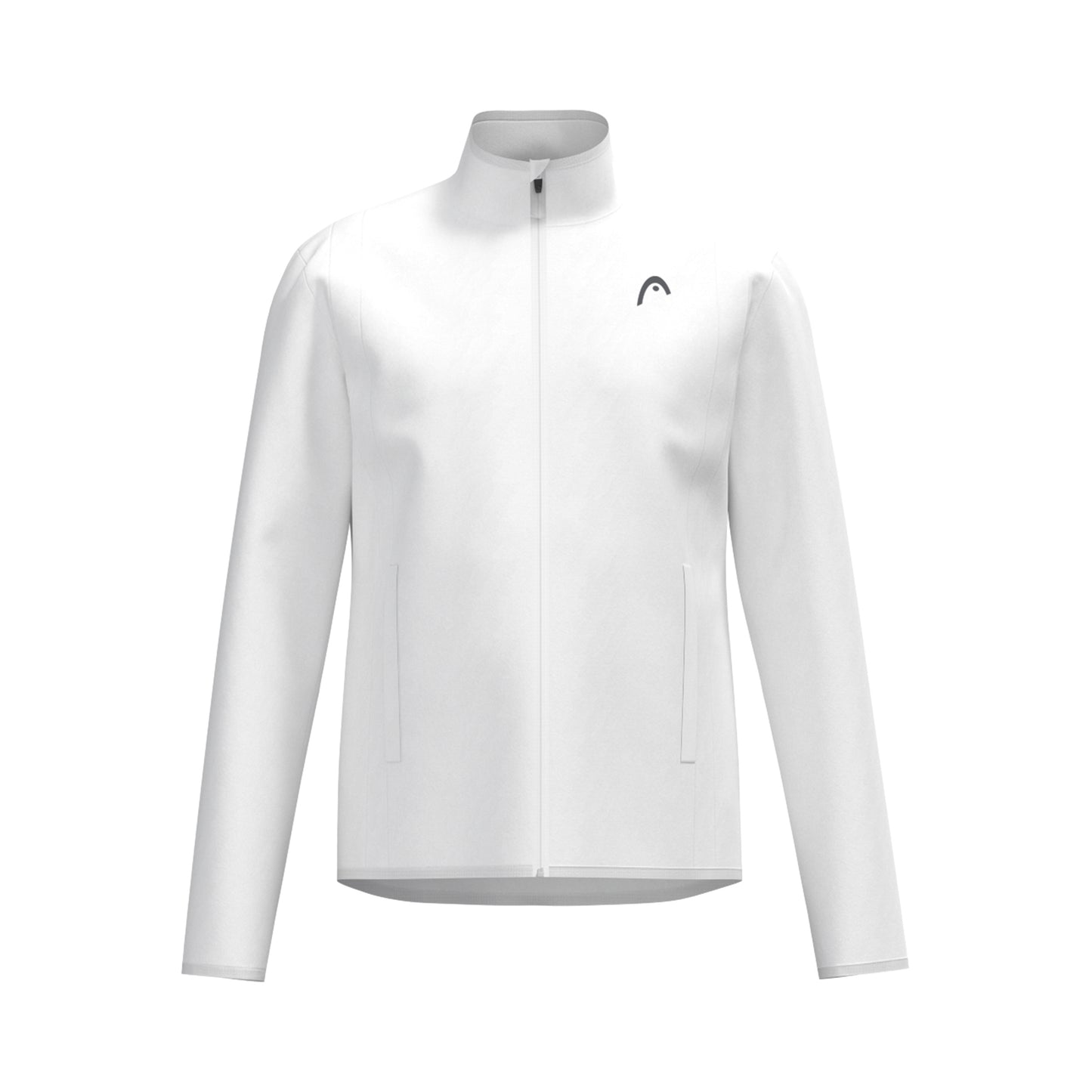 HEAD Club 25 Jacket Junior Tréninková Bunda Děti-Bílá