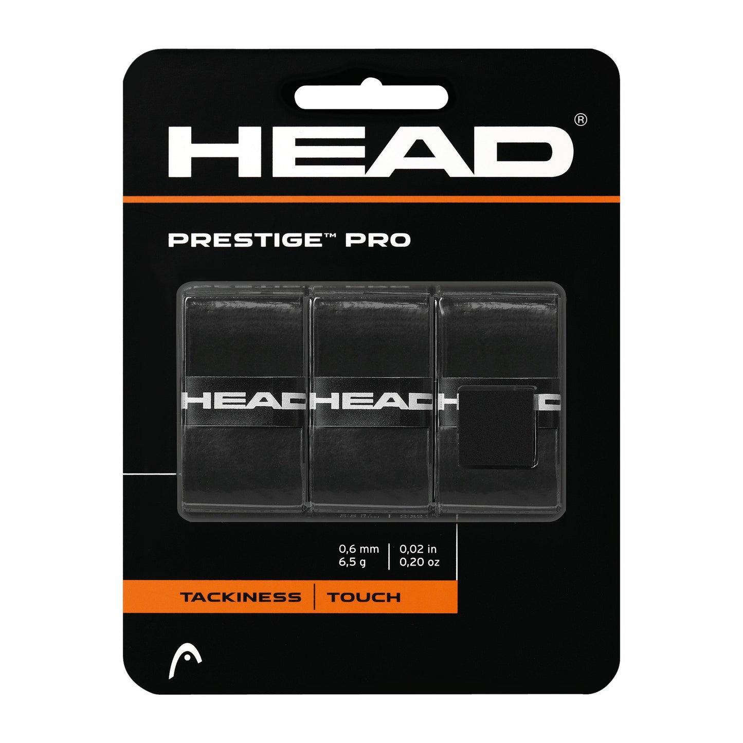 HEAD Prestige Pro 3ks v baleni - černá
