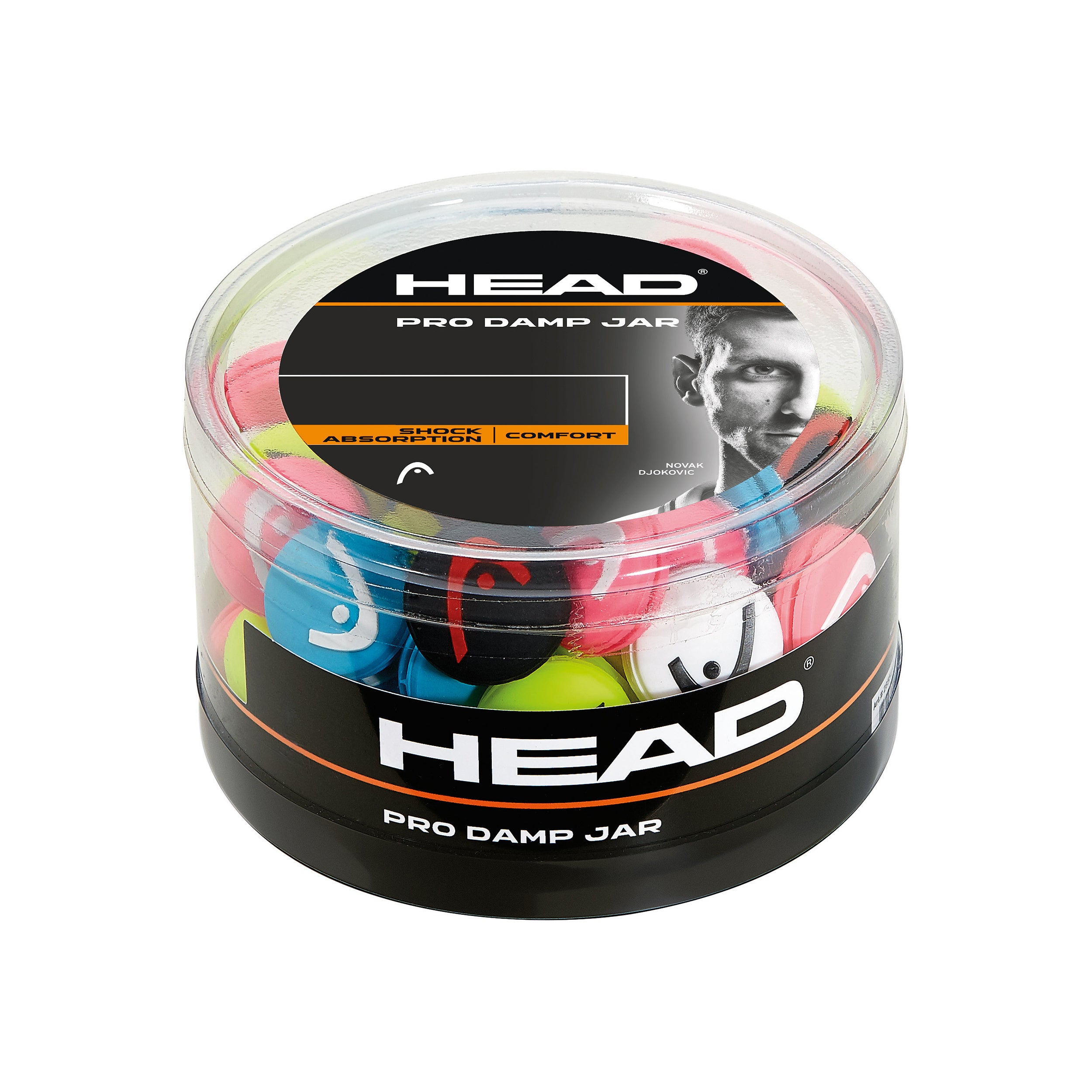 HEAD Pro Damp Mixed Tlumítko Vibrací 70ks V Boxu - Vícebarevné