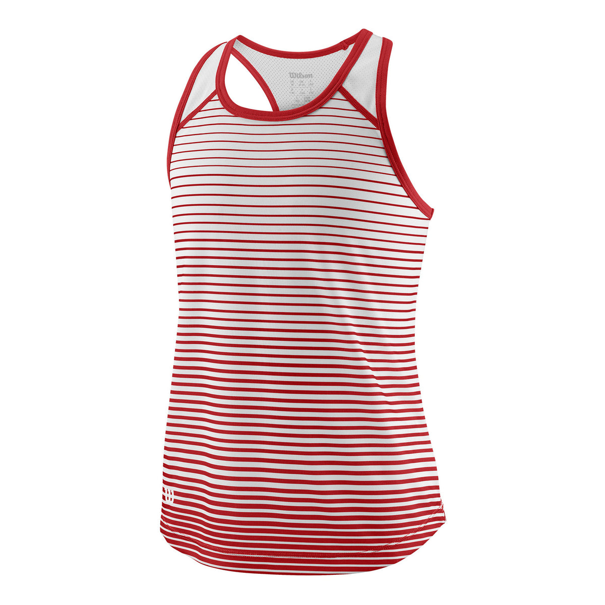 Wilson Striped Sportovní tílko Dívky - červená, bílá
