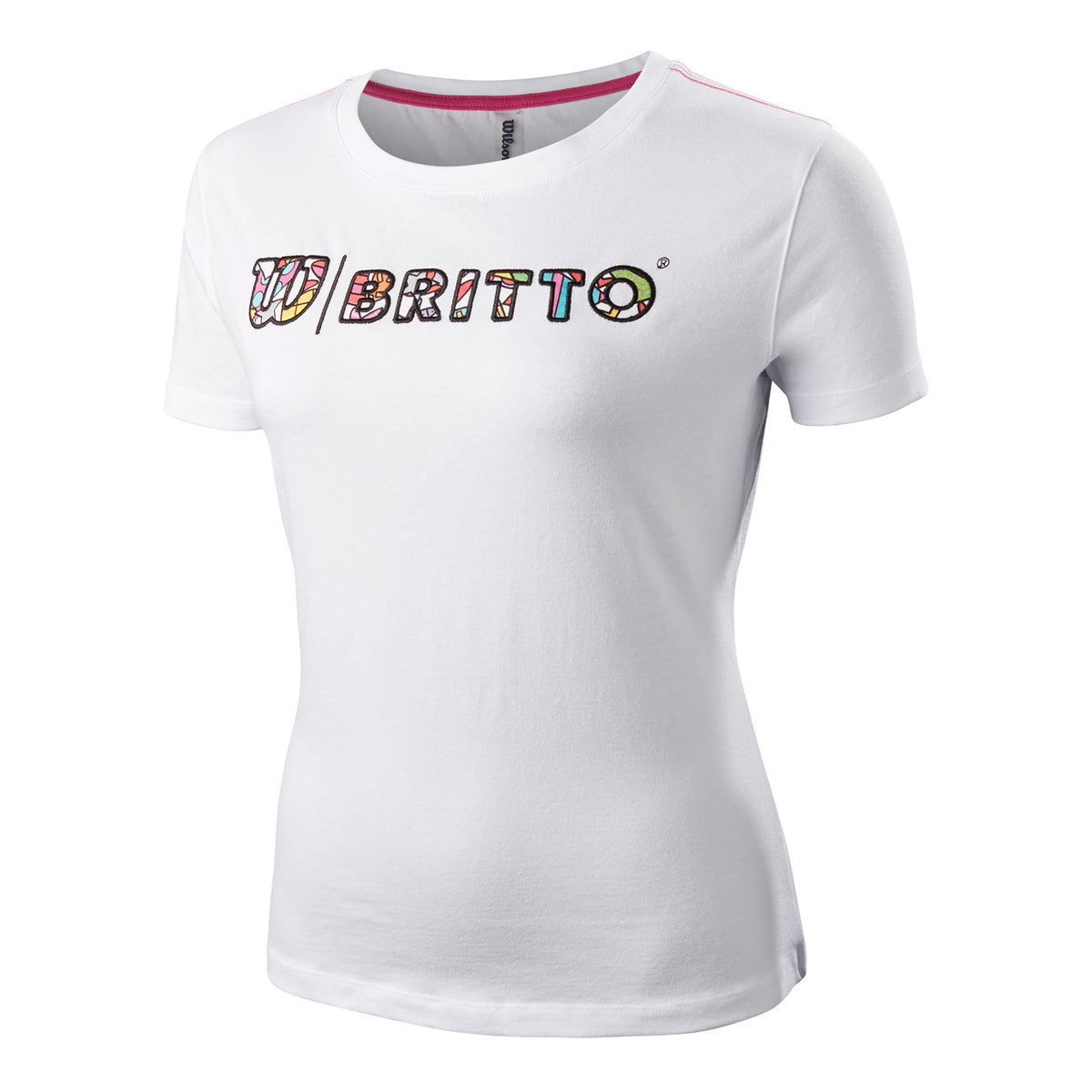 Wilson Britto Logo Tričko Dámy - bílá,
