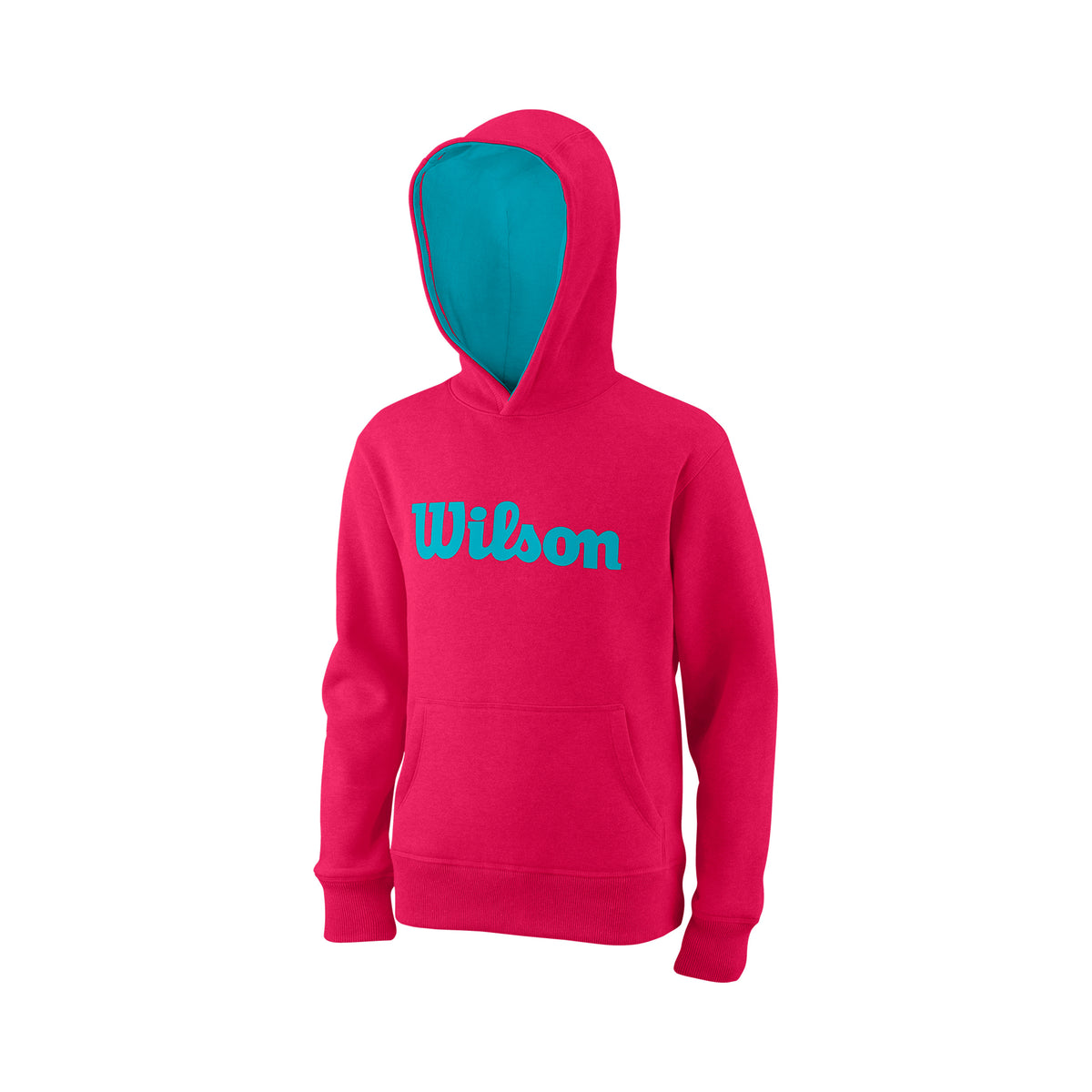 Wilson Script Hoody Děti - růžová, tyrkysová