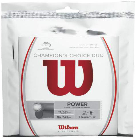Wilson Champions Choice Duo, silber Výpletová sada 12,2m - stříbrná