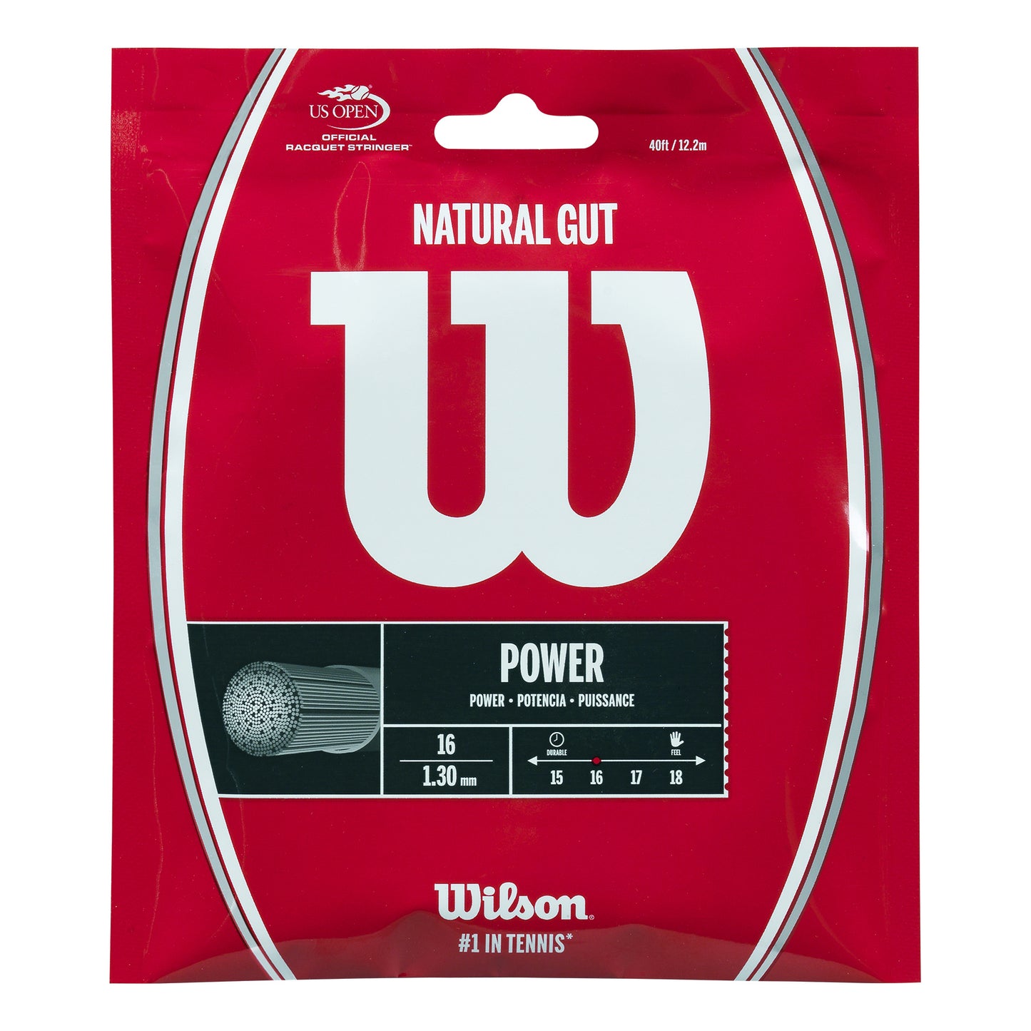 Wilson Natural Gut Výpletová sada 12,2m - přírodní barvy
