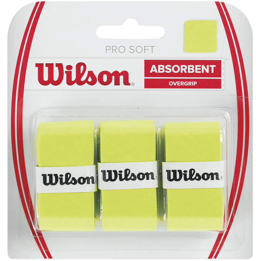 Wilson Soft Overgrip 3ks V Baleni - Zelená