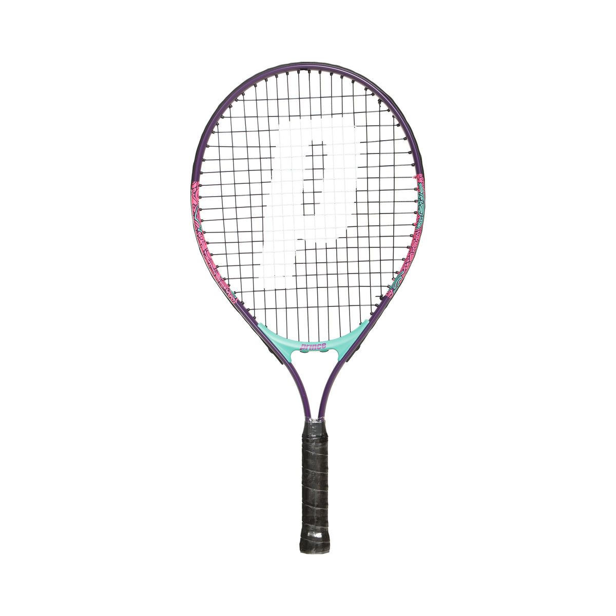 Prince Ace Face 21 Pink Dětská raketa Vypleteno