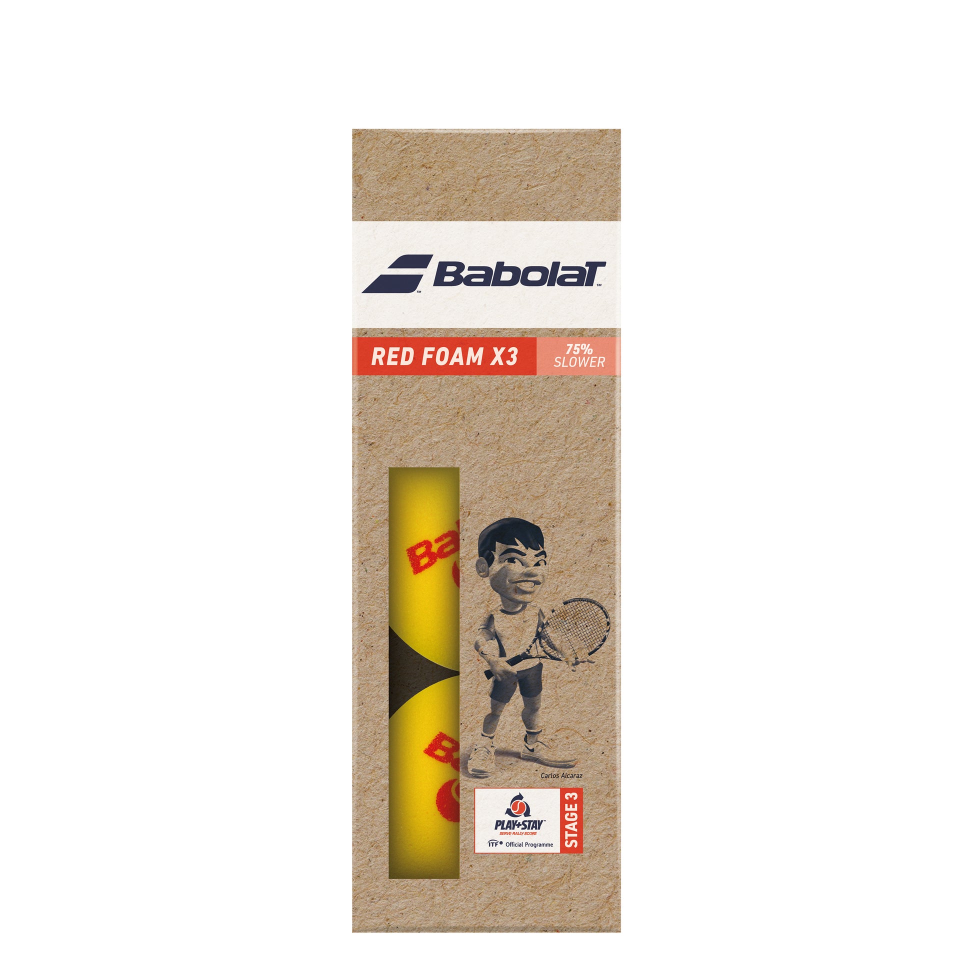 Babolat Red Foam (Stage 3) 3ks V Baleni