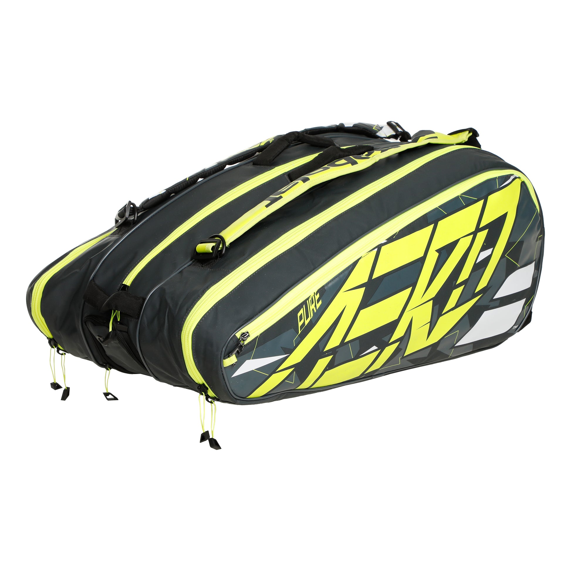 Babolat Pure Aero RH X 12 Taška Na Raketu-Antrazitová,Žlutá