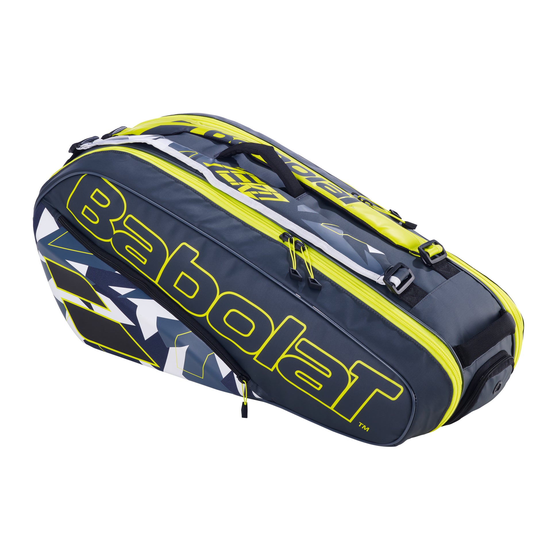 Babolat Pure Aero RH X 6 Taška Na Raketu-Antrazitová,Žlutá