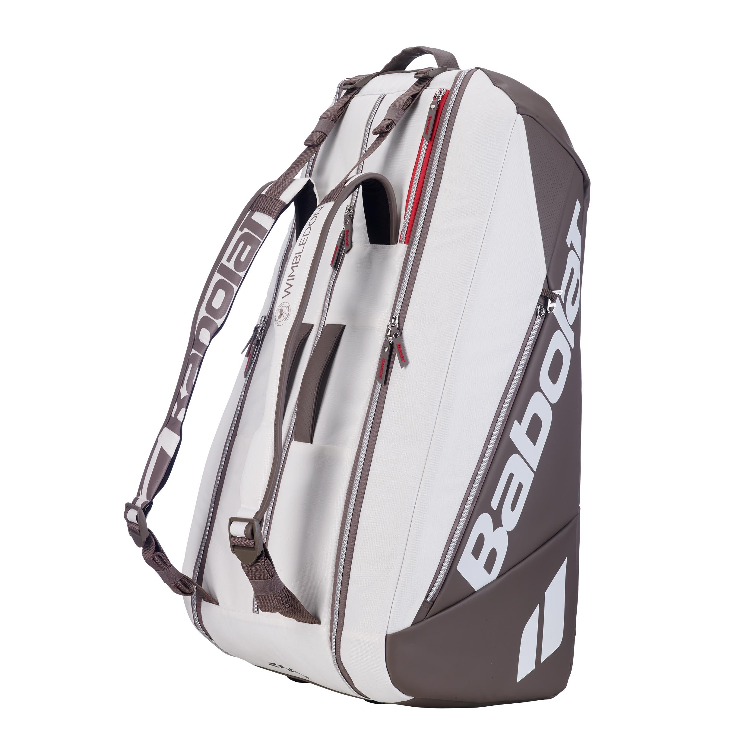 Babolat Pure Drive RH 9 Wimbledon Taška na raketu 9ks - bílá