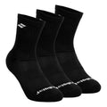 Tenisové ponožky 3ks v baleni Unisex - černá, bílá