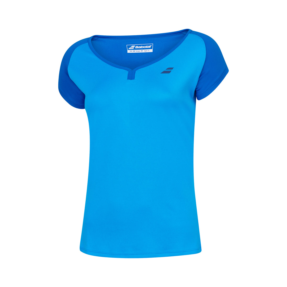 Babolat Play Capsleeve Tričko Dívky - modrá, tmavě modrá