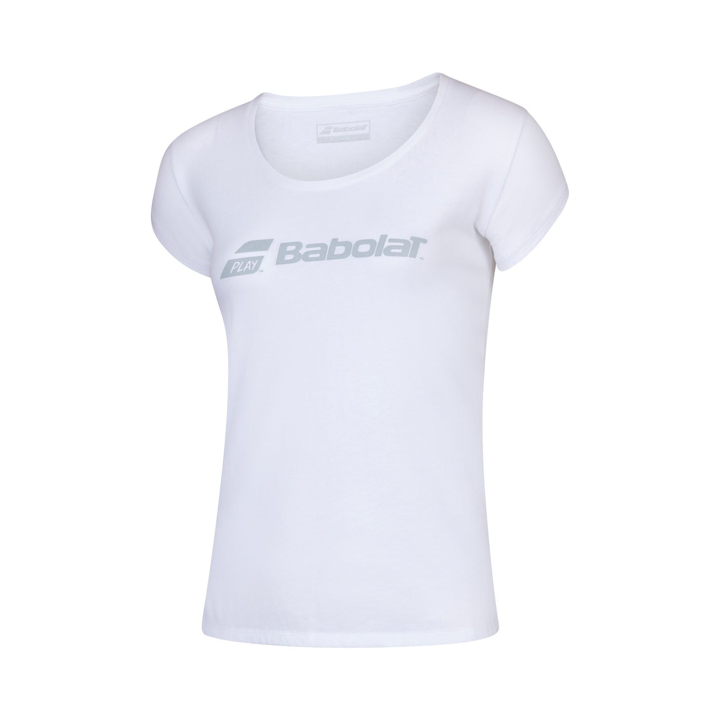 Babolat Exercise Tričko Dívky - bílá, světle šedá