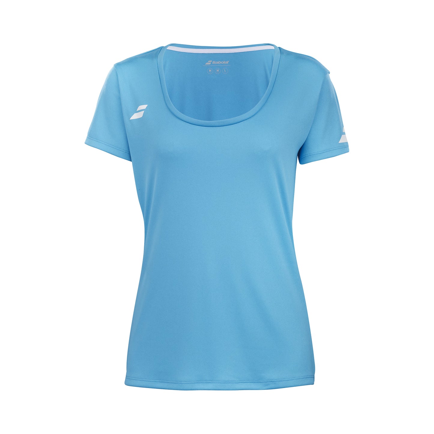 Babolat Play Cap Sleeve Tričko Dívky-Modrá,Bílá