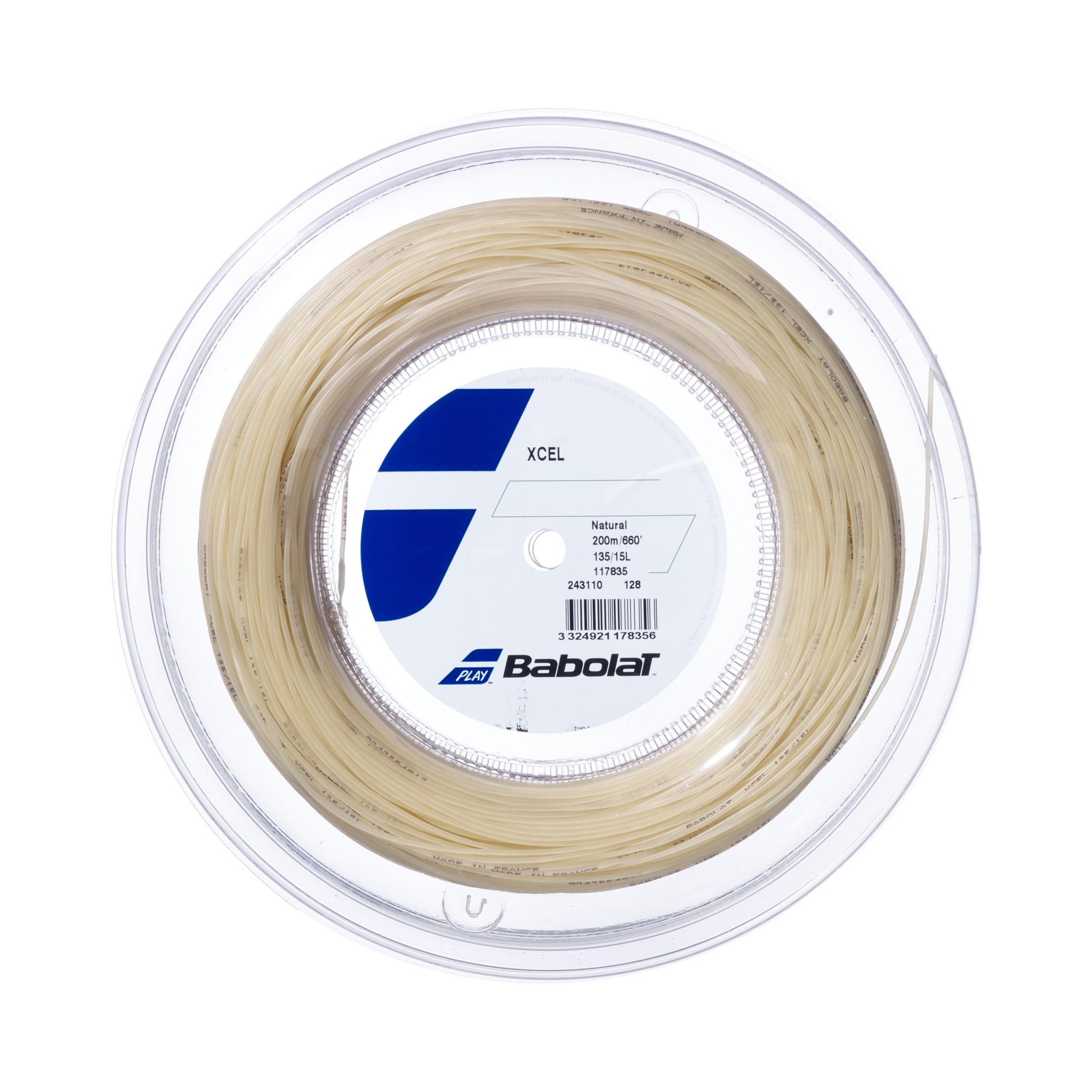 Babolat Xcel Výplet-Role 200m-Béžová