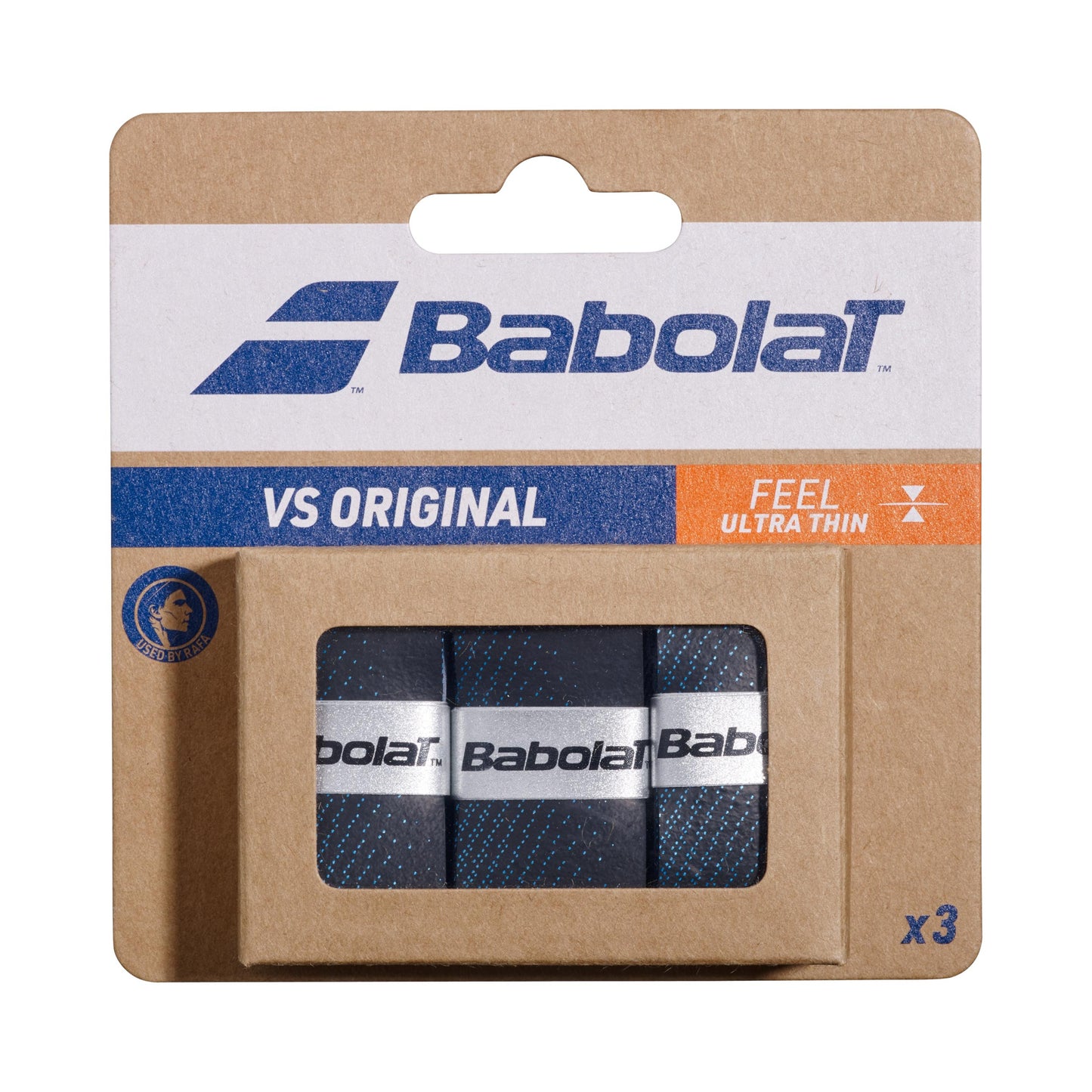 Babolat VS Grip Original 3ks V Baleni - Modrá