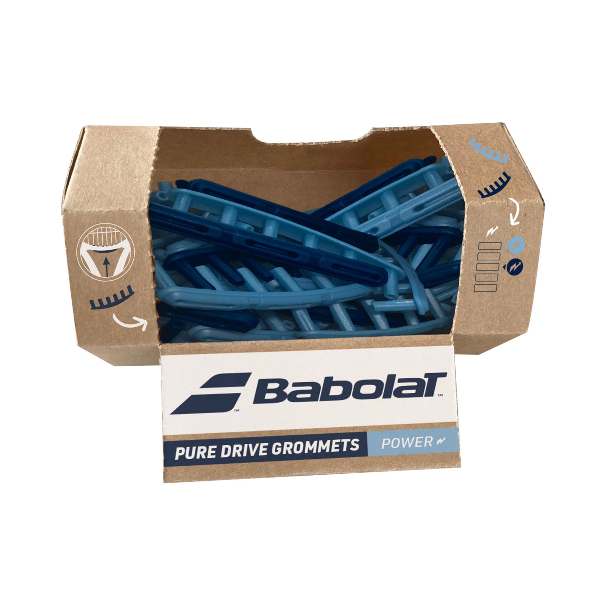 Babolat Grommets Sada  průchodek 24ks v baleni - modrá