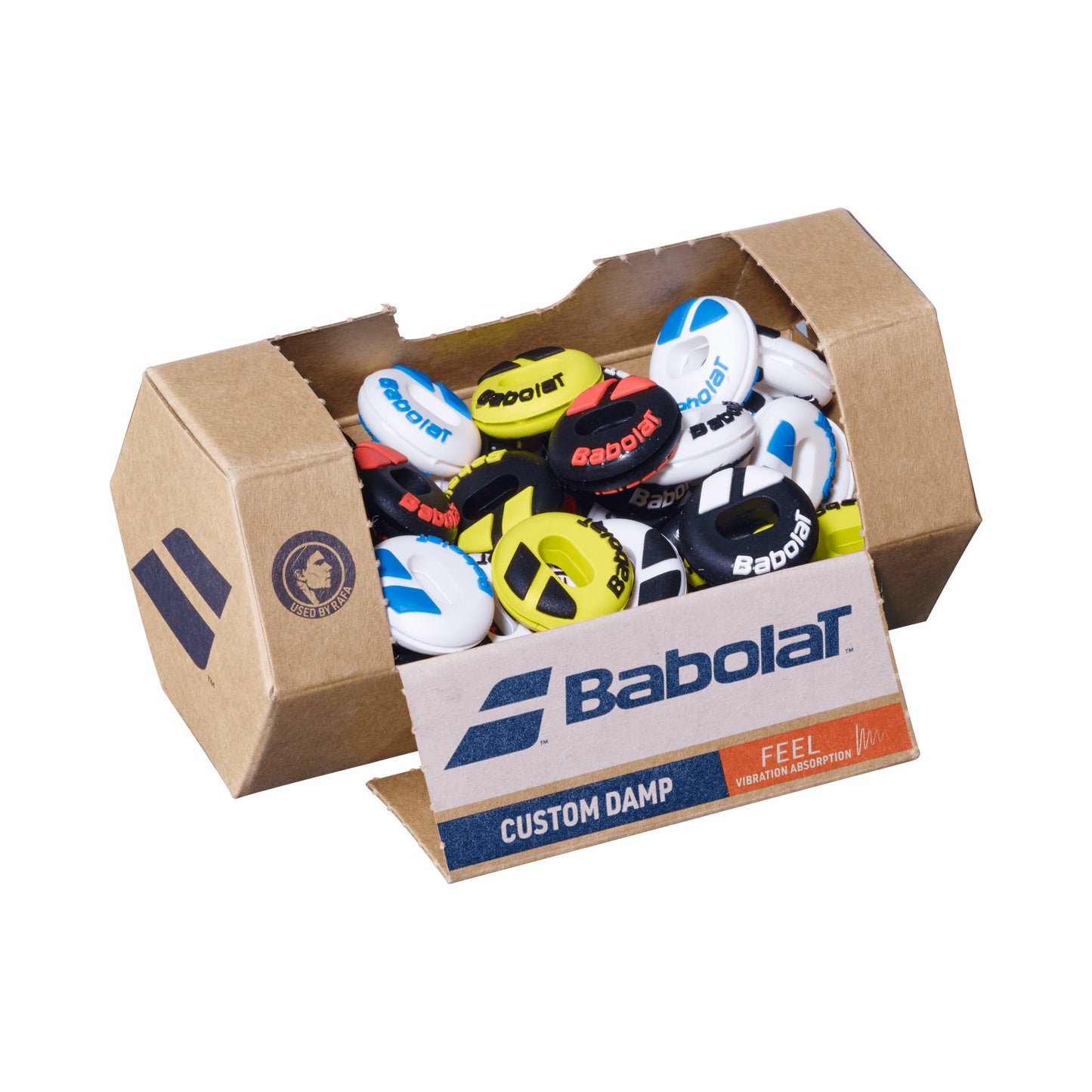 Babolat Custom Damp Tlumítko Vibrací 48ks Box-Vícebarevné
